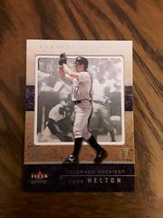 Todd Helton #84 Baseball Cards 2003 Fleer Genuine Prices
