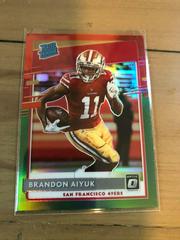 Brandon Aiyuk [Optic Preview Red and Green] Football Cards 2020 Panini Donruss Prices