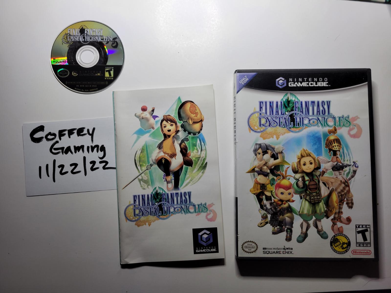 Final Fantasy Crystal Chronicles | Item, Box, and Manual | Gamecube