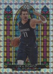 Luka Doncic Basketball Cards 2019 Panini Mosaic Stained Glass Prices