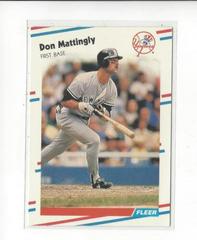 Don Mattingly Baseball Cards 1988 Fleer Glossy Prices