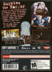 Back Cover | Corpse Party: Blood Drive [Everafter Edition] Playstation Vita