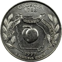 1999 S [CLAD GEORGIA PROOF] Coins State Quarter Prices