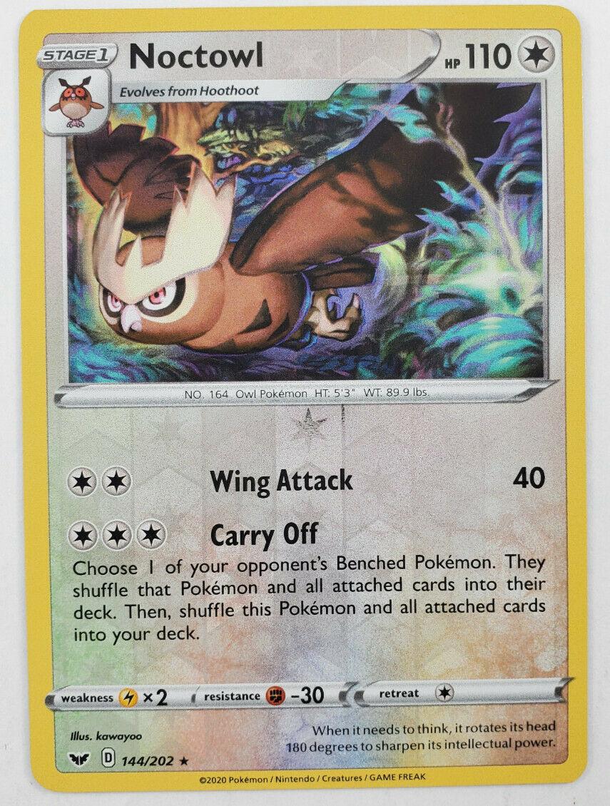 Noctowl [Reverse Holo] 144 Prices Pokemon Sword & Shield Pokemon Cards