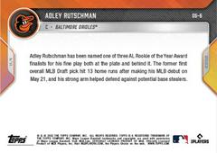 Back | Adley Rutschman Baseball Cards 2022 Topps Now Off Season