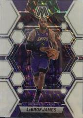 LeBron James [White] #98 Basketball Cards 2022 Panini Mosaic Prices