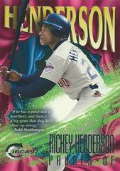 Rickey Henderson Baseball Cards 1997 Circa Prices