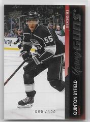 Quinton Byfield [Exclusives] #488 Hockey Cards 2021 Upper Deck Prices