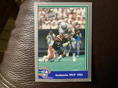 Seahawks MVP 1981 Football Cards 1989 Pacific Steve Largent Prices