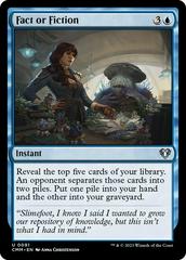Fact or Fiction #91 Magic Commander Masters Prices