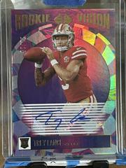 Trey Lance [Gold] Football Cards 2021 Panini Illusions Rookie Vision Signatures Prices