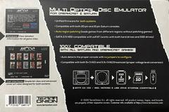 Box Back | Multi Optical Disc Emulator Sega Saturn