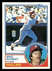 Mike Schmidt #300 Baseball Cards 1983 Topps Prices