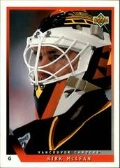 Kirk McLean Hockey Cards 1993 Upper Deck Prices