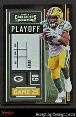Aaron Jones [Playoff] #65 Football Cards 2020 Panini Contenders Prices
