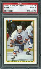 Alan Kerr #118 Hockey Cards 1990 Bowman Tiffany Prices