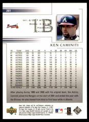Back | Ken Caminiti Baseball Cards 2002 Upper Deck