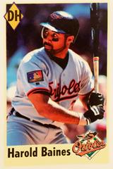 Harold Baines #93 Baseball Cards 1995 Fleer Panini Stickers Prices