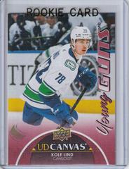 Kole Lind #C111 Hockey Cards 2021 Upper Deck UD Canvas Prices