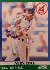 Alex Cole #13 Baseball Cards 1991 Score Rising Stars Prices