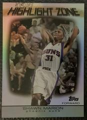 Shawn Marion #HZ-5 Basketball Cards 2003 Topps Highlight Zone Prices