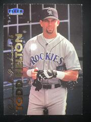 Todd Helton #28 Baseball Cards 1999 Fleer Tradition Prices