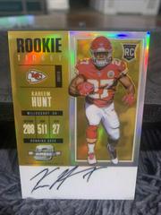 Kareem Hunt [Autograph Gold] Football Cards 2017 Panini Contenders Optic Prices