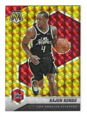 Rajon Rondo [Gold Mosaic] #61 Basketball Cards 2020 Panini Mosaic Prices
