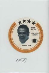 Billy Taylor Football Cards 1981 Msa Holsum Discs Prices