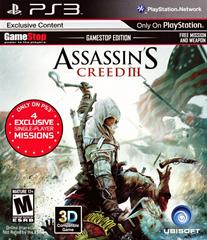 Front | Assassin’s Creed III [Gamestop Edition] Playstation 3