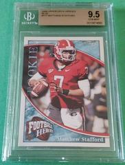 Matthew Stafford [Blue] #117 Football Cards 2009 Upper Deck Heroes Prices