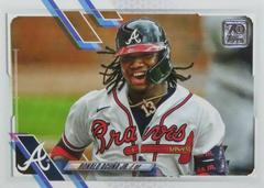Ronald Acuna Jr. [SSP] #263 Baseball Cards 2021 Topps Prices