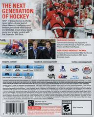 Back Cover | NHL 15 Playstation 4