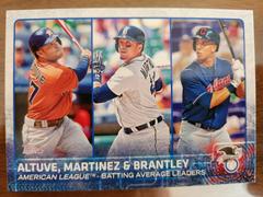 American League Batting Average Leaders #2 Baseball Cards 2015 Topps Prices