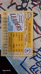 Back  | Wade Boggs Baseball Cards 1987 Topps Mini League Leaders