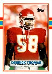 Derrick Thomas #90T Football Cards 1989 Topps Traded Prices