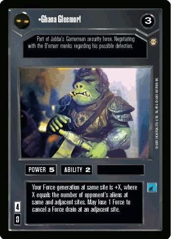 Ghana Gleemort [Limited] Star Wars CCG Tatooine