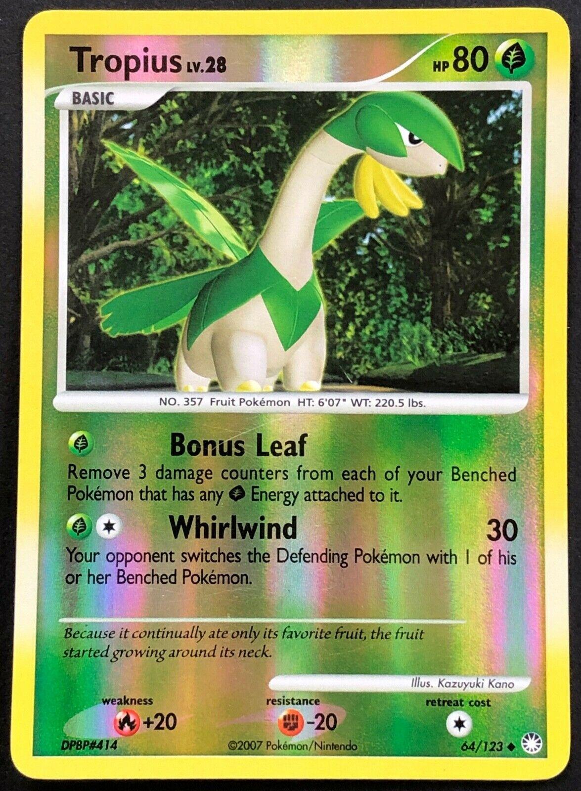 Tropius [Reverse Holo] 64 Prices Pokemon Mysterious Treasures