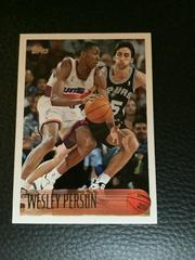 Wesley Person Basketball Cards 1997 Topps Prices