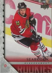 Brent Seabrook Hockey Cards 2005 Upper Deck Prices