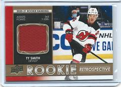 Ty Smith [Jersey] Hockey Cards 2021 Upper Deck Rookie Retrospective Prices