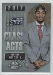 Donovan Mitchell Basketball Cards 2018 Panini Contenders Optic Class Acts Prices