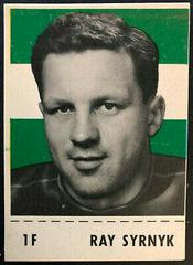 Ray Syrnyk Football Cards 1956 Shredded Wheat Prices