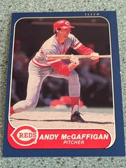 Andy McGaffigan #181 Baseball Cards 1986 Fleer Prices