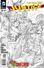 Justice League [Lee Sketch] #9 (2012) Comic Books Justice League Prices
