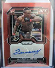 Jailton Almeida [Red] Ufc Cards 2023 Panini Prizm UFC Superstar Autographs Prices
