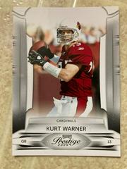 Kurt Warner #1 Football Cards 2009 Playoff Prestige Prices
