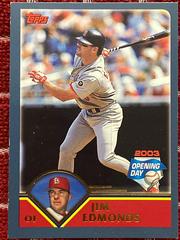 Jim Edmonds Baseball Cards 2003 Topps Opening Day Prices