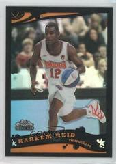 Kareem Reid Basketball Cards 2005 Topps Chrome Prices