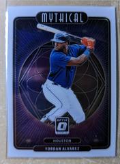 Yordan Alvarez Baseball Cards 2021 Panini Donruss Optic Mythical Prices
